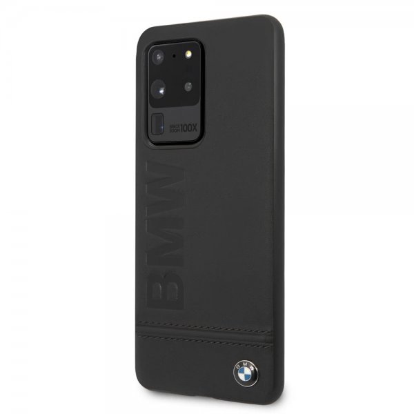 BMW Samsung Galaxy S20 Ultra Deksel med Logo Svart