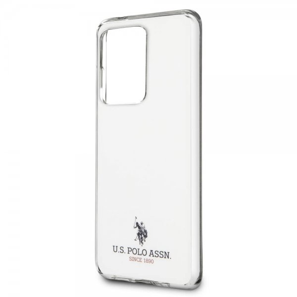 U.S. Polo Samsung Galaxy S20 Ultra Deksel med Logo Hvit