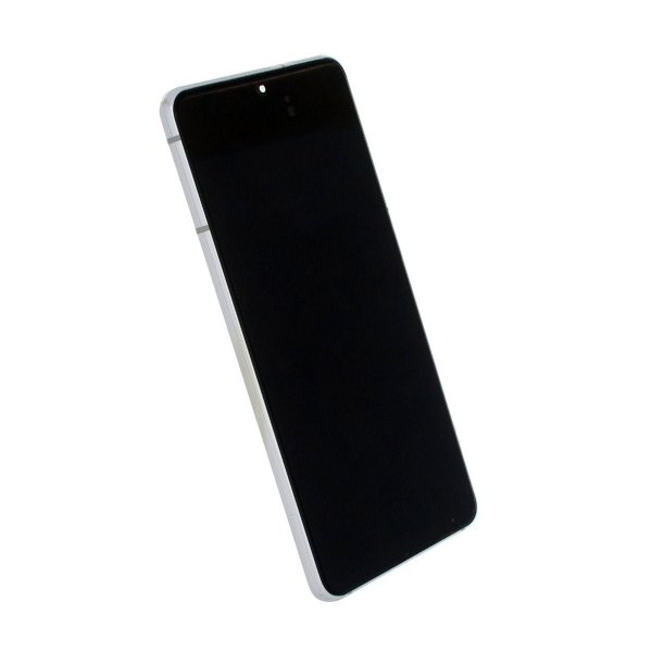 Samsung Samsung Galaxy S21 5G Skjerm med LCD Display Original - Hvit