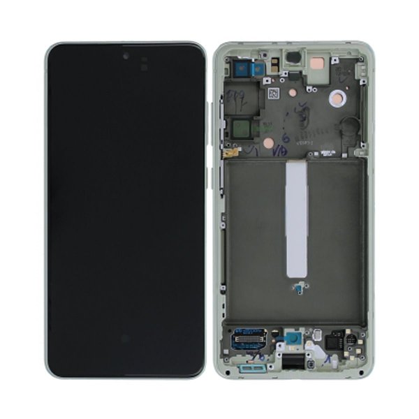 Samsung Samsung Galaxy S21 FE 5G Skjerm med LCD Display Original - Grønn