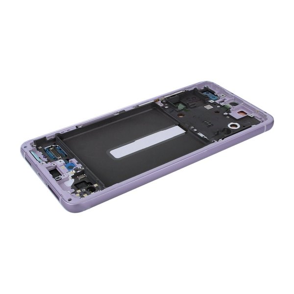 Samsung Samsung Galaxy S21 FE 5G Skjerm med LCD Display Original - Lavendel