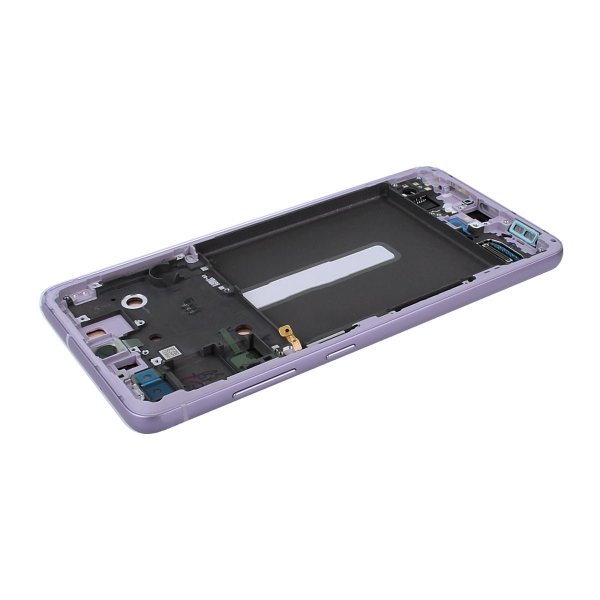 Samsung Samsung Galaxy S21 FE 5G Skjerm med LCD Display Original - Lavendel