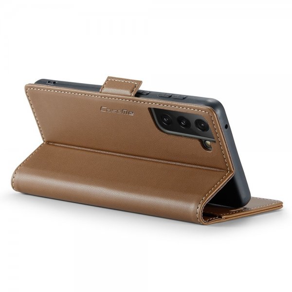 CaseMe Samsung Galaxy S21 FE Etui 023 Series Brun