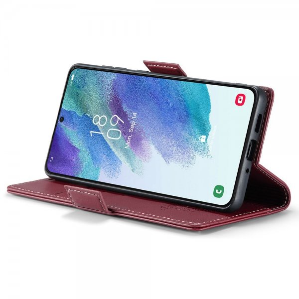 CaseMe Samsung Galaxy S21 FE Etui 023 Series Rød