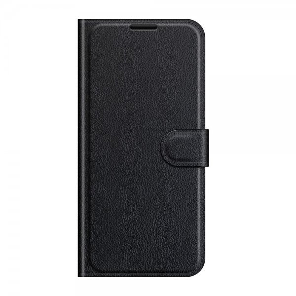 Samsung Galaxy S21 FE Etui Litchi Svart