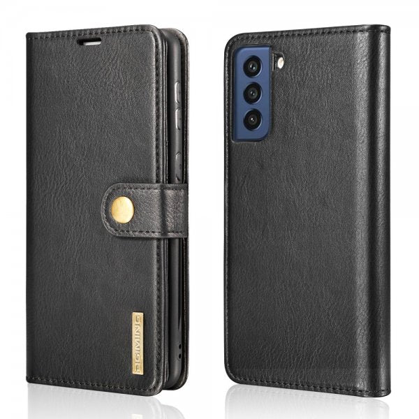 Dg.Ming Samsung Galaxy S21 FE Etui Avtagbart Deksel Svart
