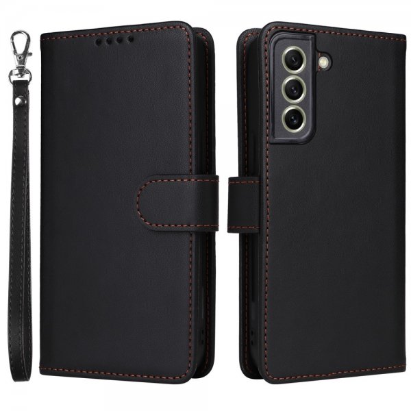 Betopnice Samsung Galaxy S21 FE Etui Avtagbart Deksel 005 Svart