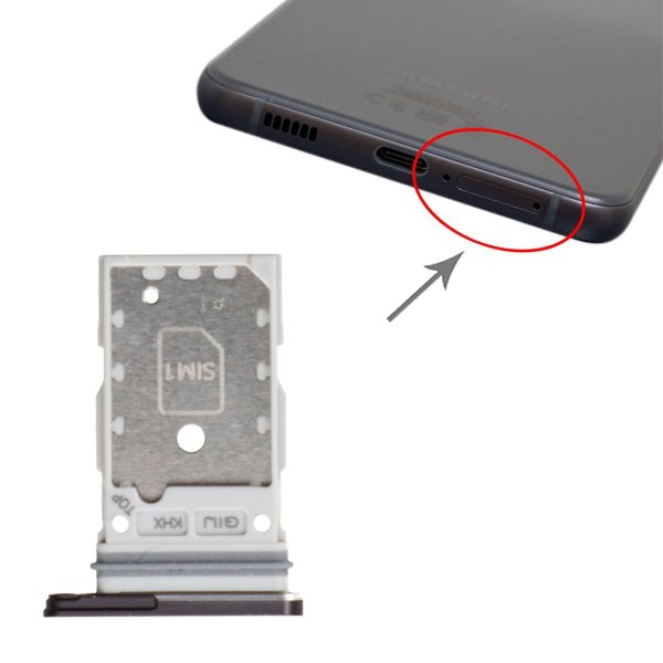 Samsung Galaxy S21 FE SIM-kortholder - Svart