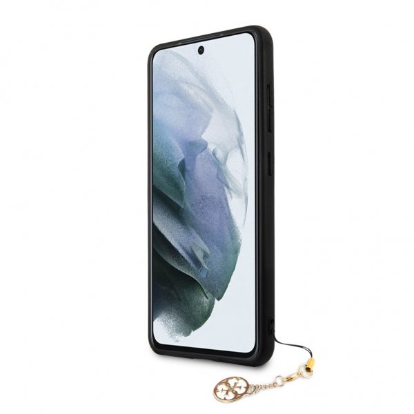 Guess Samsung Galaxy S21 FE Deksel 4G Charms Brun