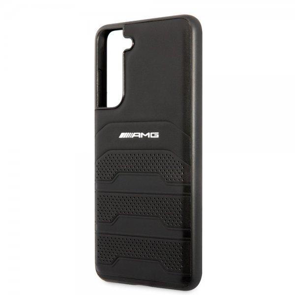 AMG Samsung Galaxy S21 FE Deksel Debossed Lines Svart