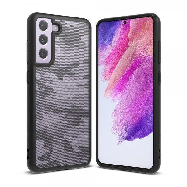 Ringke Samsung Galaxy S21 FE Deksel Fusion Matte Camo Black