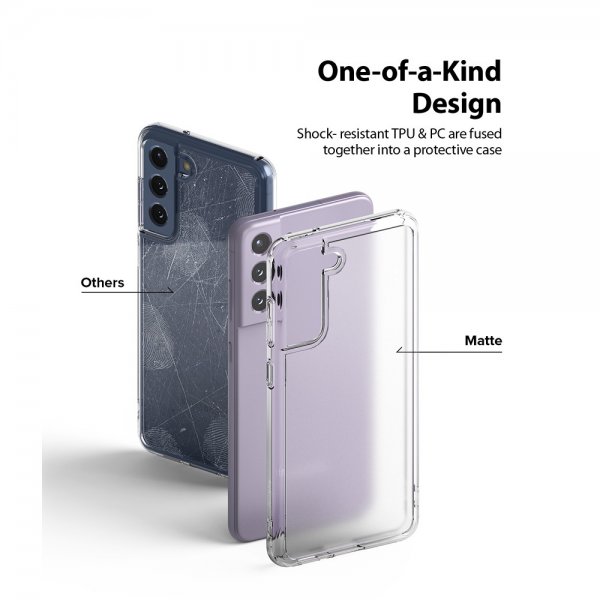 Ringke Samsung Galaxy S21 FE Deksel Fusion Matte Matte Clear