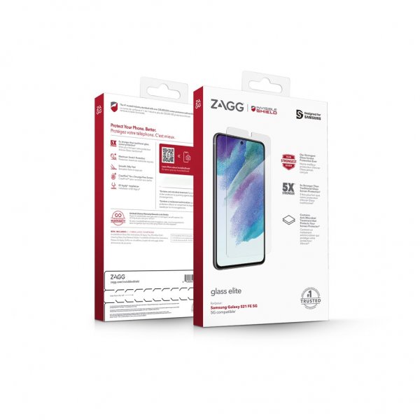 Zagg InvisibleShield Samsung Galaxy S21 FE Skjermbeskytter Glass Elite