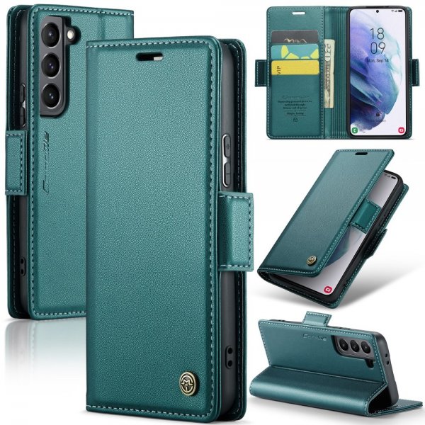 CaseMe Samsung Galaxy S21 Etui 023 Series Grønn