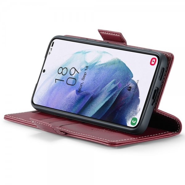 CaseMe Samsung Galaxy S21 Etui 023 Series Rød