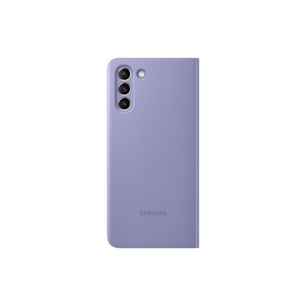 Samsung Original Galaxy S21 Plus Etui Smart Clear View Cover Violet