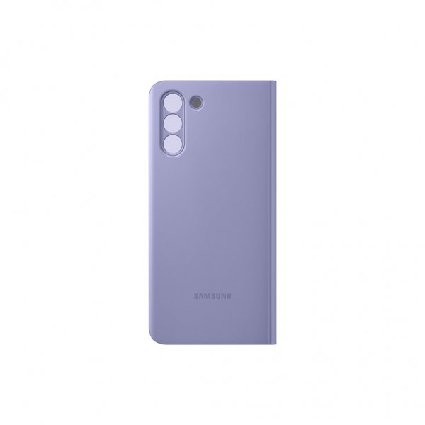 Samsung Original Galaxy S21 Plus Etui Smart Clear View Cover Violet