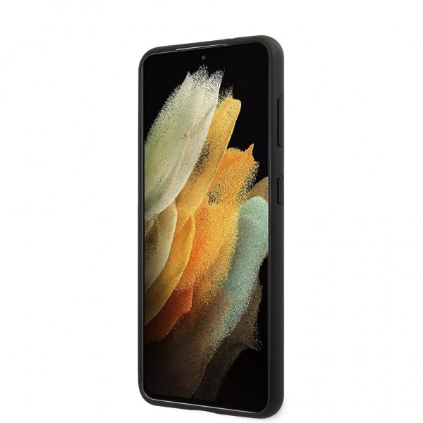 Mercedes Benz Samsung Galaxy S21 Plus Deksel Logo Perforert Dynamic Svart