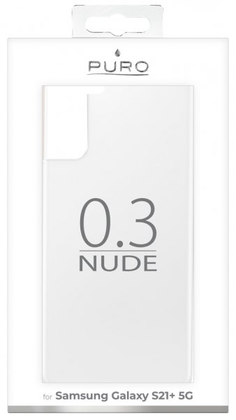 Puro Samsung Galaxy S21 Plus Deksel Nude Gjennomsiktig Klar
