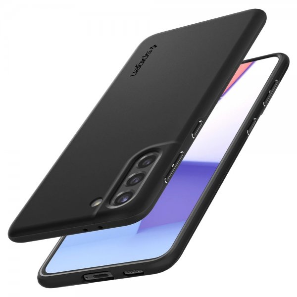 Spigen Samsung Galaxy S21 Plus Deksel Thin Fit Svart