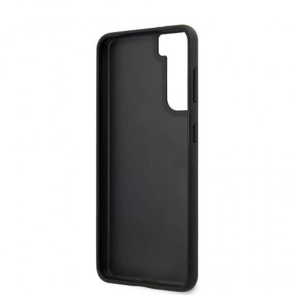 Guess Samsung Galaxy S21 Deksel Skinntekstur Svart