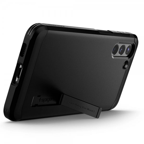 Spigen Samsung Galaxy S21 Deksel Tough Armor Svart