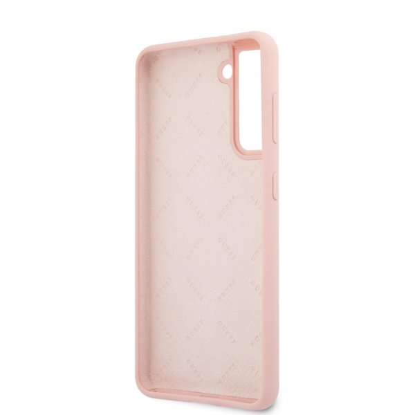 Guess Samsung Galaxy S21 Deksel Vintage Logo Rosa