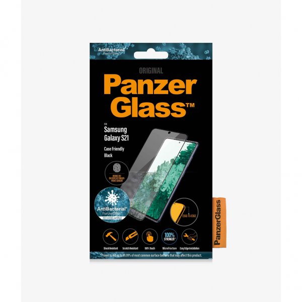 PanzerGlass Samsung Galaxy S21 Skjermbeskytter Case Friendly Fingerprint