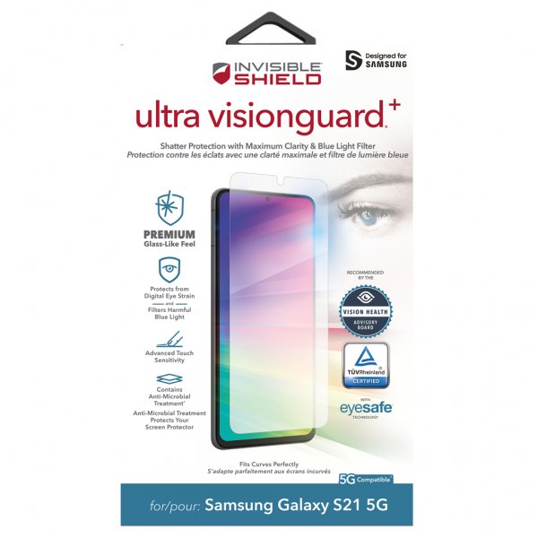Zagg InvisibleShield Samsung Galaxy S21 Skjermbeskytter Ultra Visionguard+