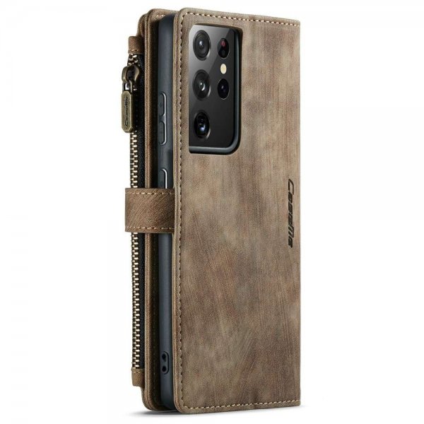 CaseMe Samsung Galaxy S21 Ultra Etui C30 Series Brun