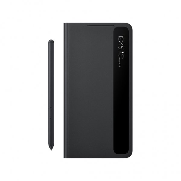 Samsung Original Galaxy S21 Ultra Etui Smart Clear View Cover med S Pen Svart