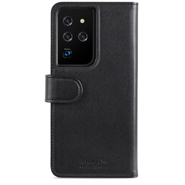 holdit Samsung Galaxy S21 Ultra Etui Wallet Case Magnet Svart