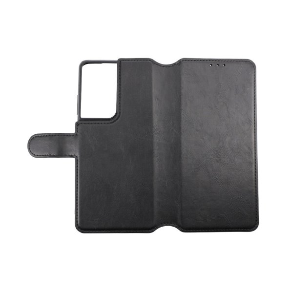 Rvelon Samsung Galaxy S21 Ultra Etui Detachable Wallet Case Svart