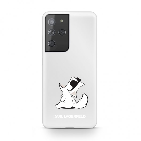 Karl Lagerfeld Samsung Galaxy S21 Ultra Deksel Choupette Transparent
