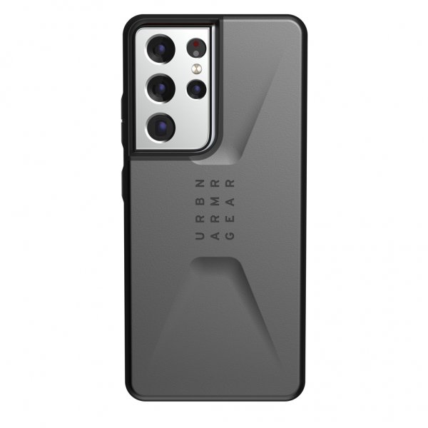 Urban Armor Gear (UAG) Samsung Galaxy S21 Ultra Deksel Civilian Sølv