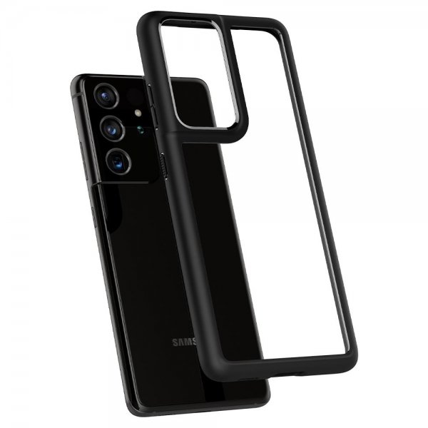 Spigen Samsung Galaxy S21 Ultra Deksel Ultra Hybrid Matte Black