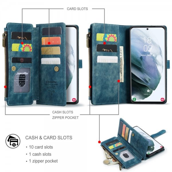 CaseMe Samsung Galaxy S22 Etui C30 Series Petrol
