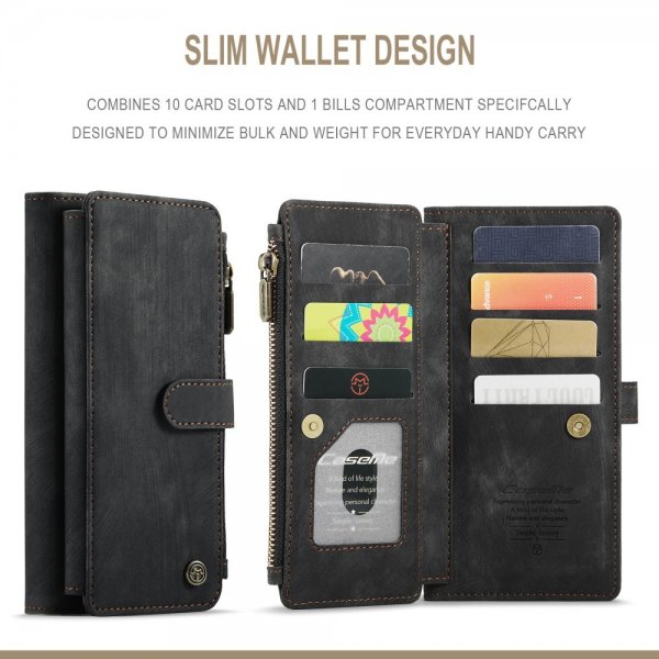 CaseMe Samsung Galaxy S22 Etui C30 Series Svart