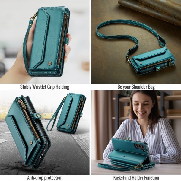 CaseMe Samsung Galaxy S22 Etui C36 Series Grønn