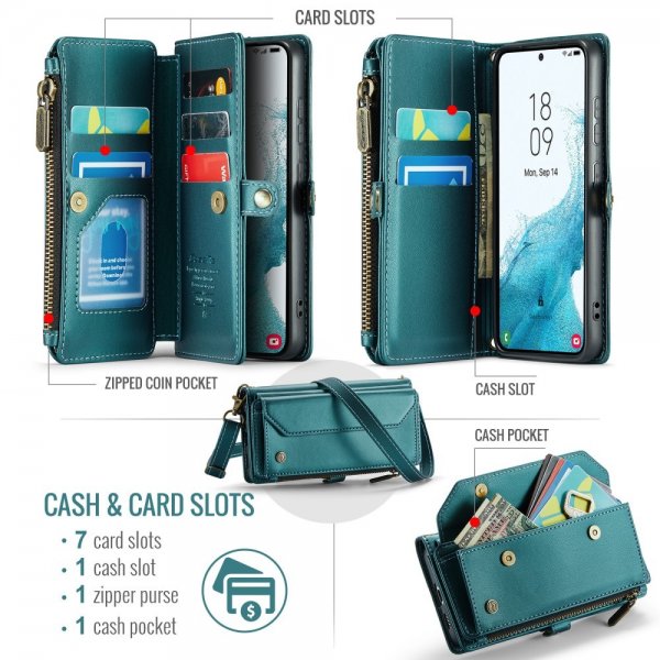 CaseMe Samsung Galaxy S22 Etui C36 Series Grønn