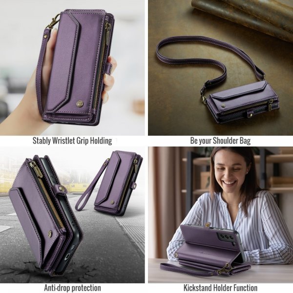 CaseMe Samsung Galaxy S22 Etui C36 Series Lilla