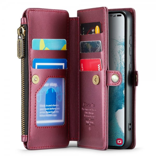 CaseMe Samsung Galaxy S22 Etui C36 Series Rød