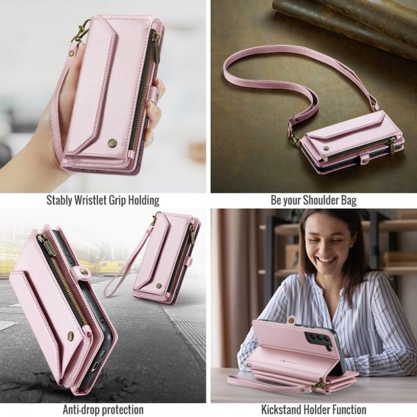 CaseMe Samsung Galaxy S22 Etui C36 Series Rosa