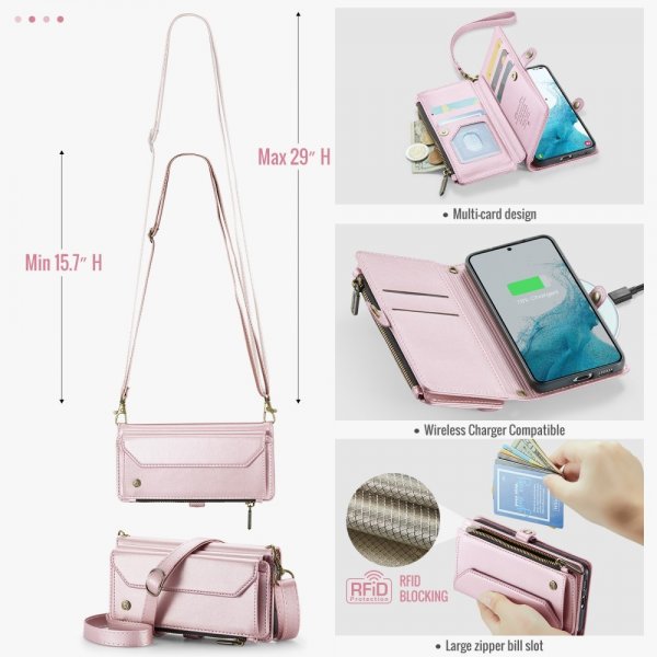 CaseMe Samsung Galaxy S22 Etui C36 Series Rosa