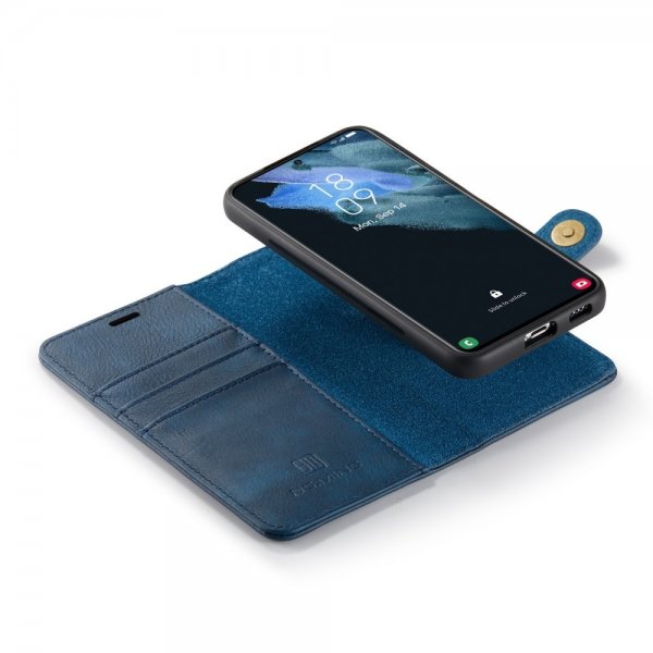 Dg.Ming Samsung Galaxy S22 Etui Avtagbart Deksel Blå