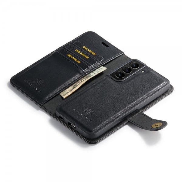 Dg.Ming Samsung Galaxy S22 Etui Avtagbart Deksel Svart