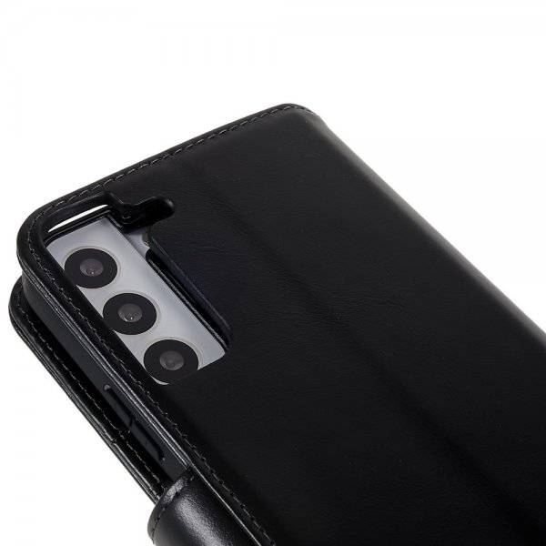 Nordic Covers Samsung Galaxy S22 Etui MagLeather Raven Black