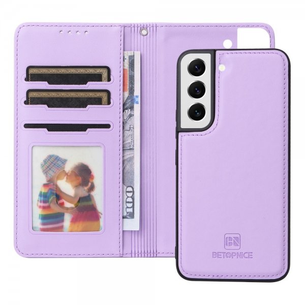 Betopnice Samsung Galaxy S22 Etui Avtagbart Deksel 005 Lilla