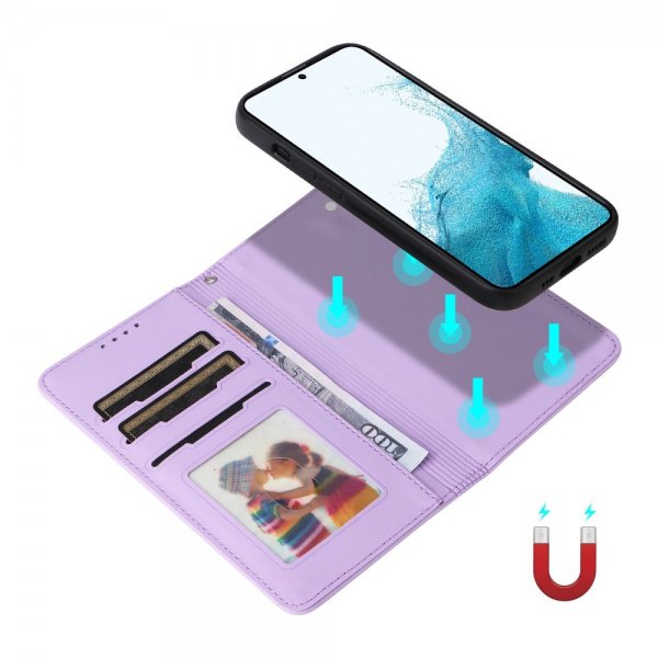 Betopnice Samsung Galaxy S22 Etui Avtagbart Deksel 005 Lilla