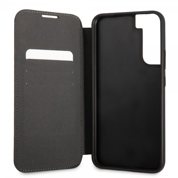 BMW Samsung Galaxy S22 Etui Tricolor Stripe Carbon Svart